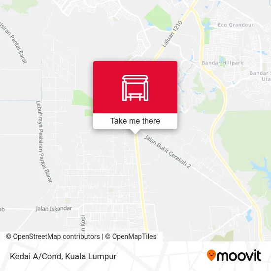 Kedai A/Cond map
