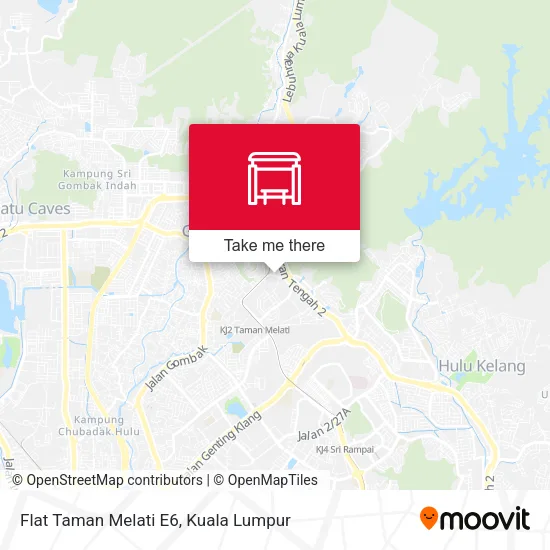 Flat Taman Melati E6 map