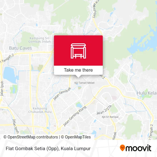 Flat Gombak Setia (Opp) map