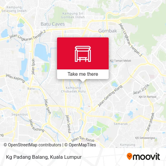 Kg Padang Balang map