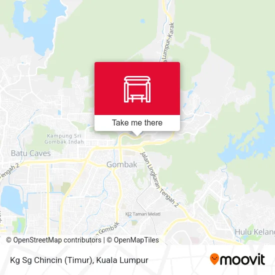Kg Sg Chincin (Timur) map