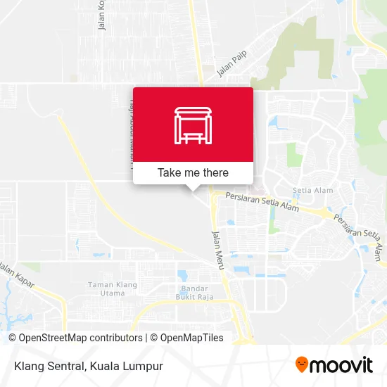 Klang Sentral map