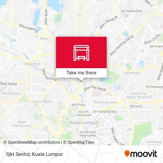 Sjkt Sentul map