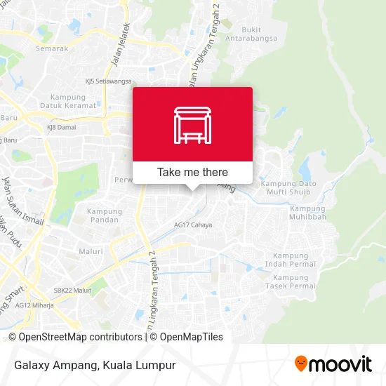 Galaxy Ampang map