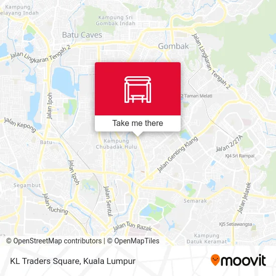 KL Traders Square map