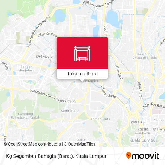 Kg Segambut Bahagia (Barat) map