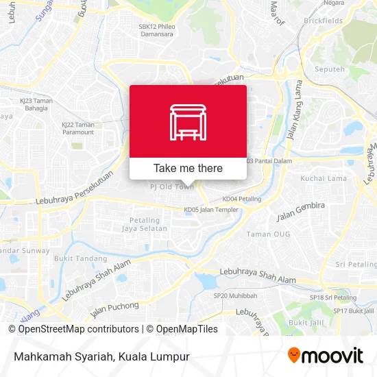 Mahkamah Syariah map