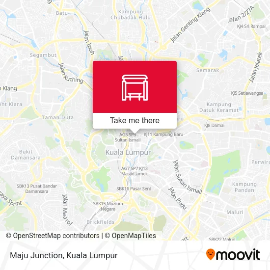 Maju Junction map