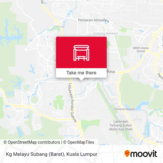 Kg Melayu Subang (Barat) map