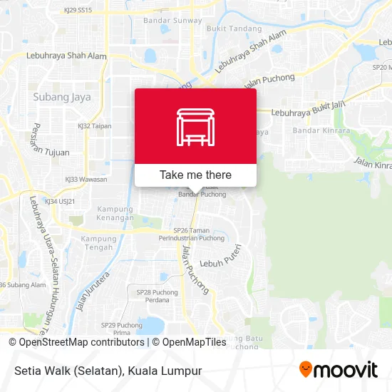 Setia Walk (Selatan) map