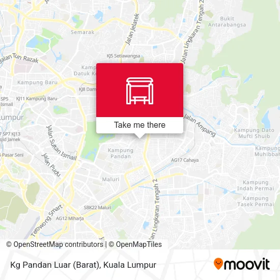 Kg Pandan Luar (Barat) map