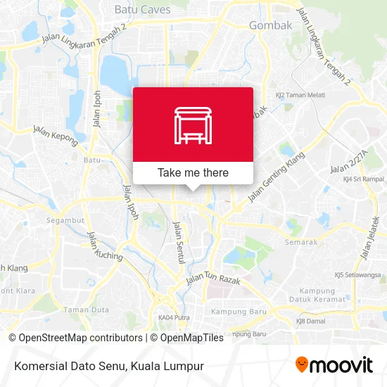 Komersial Dato Senu map