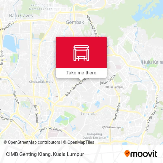 CIMB Genting Klang map
