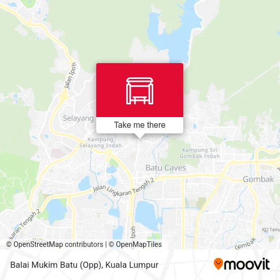 Balai Mukim Batu (Opp) map