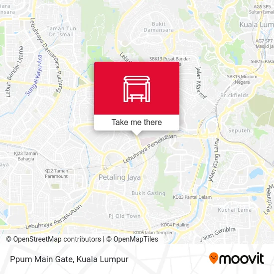Ppum Main Gate map