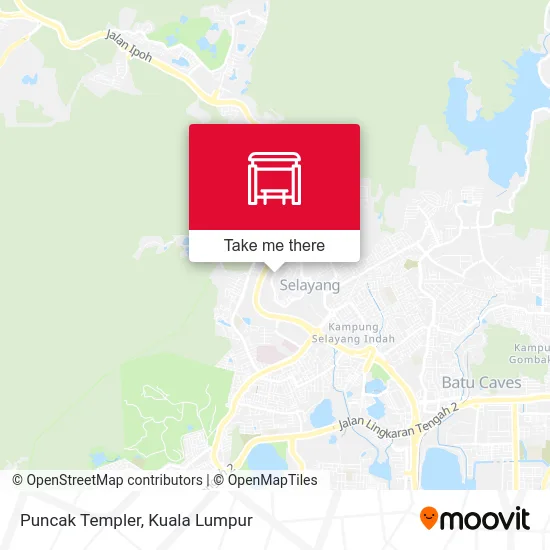Puncak Templer map