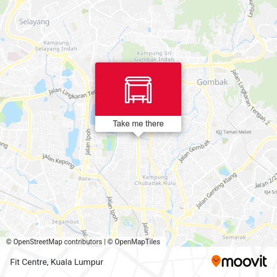 Fit Centre map