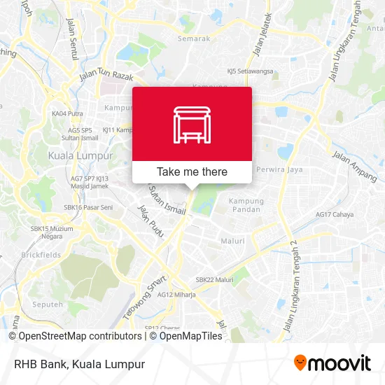 RHB Bank map