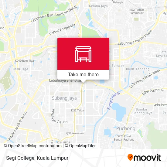Segi College map