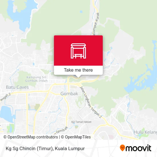 Kg Sg Chincin (Timur) map