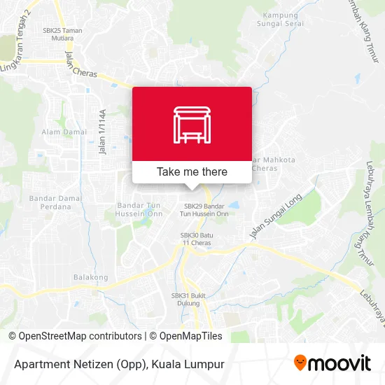 Apartment Netizen (Opp) map