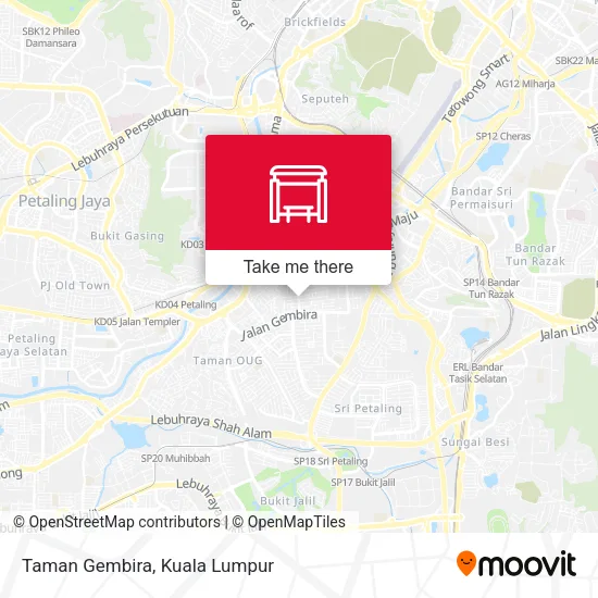 Taman Gembira map