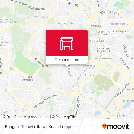 Bangsar Telawi (Utara) map