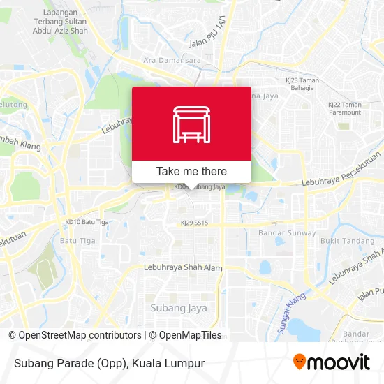 Subang Parade (Opp) map
