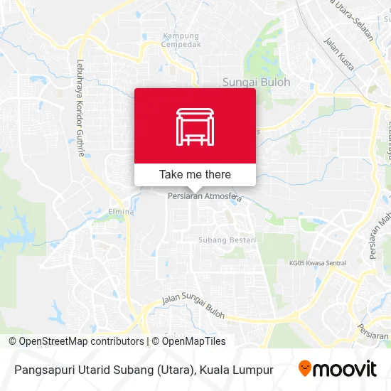 Pangsapuri Utarid Subang (Utara) map