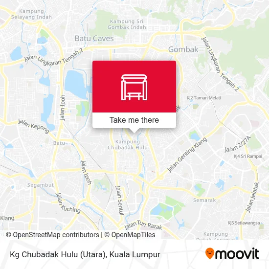 Kg Chubadak Hulu (Utara) map