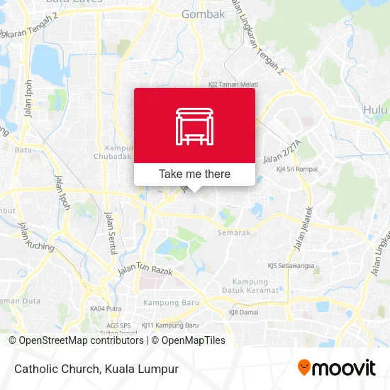 Catholic Church map