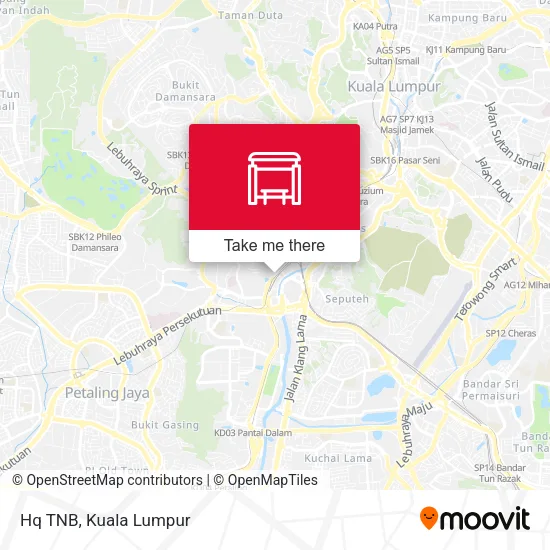 Hq TNB map