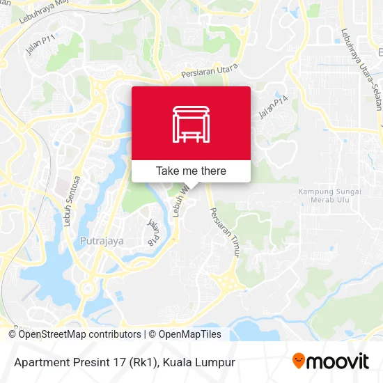 Apartment Presint 17 (Rk1) map