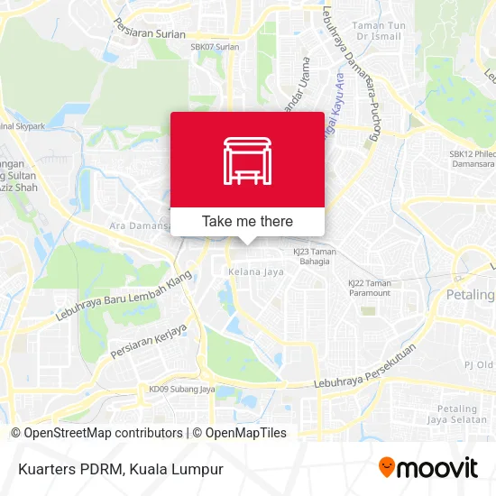 Kuarters PDRM map