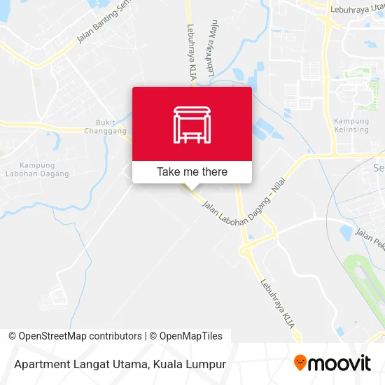 Apartment Langat Utama map