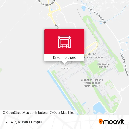 KLIA 2 map