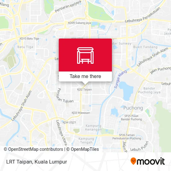 LRT Taipan map