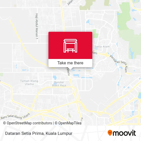 Dataran Setia Prima map