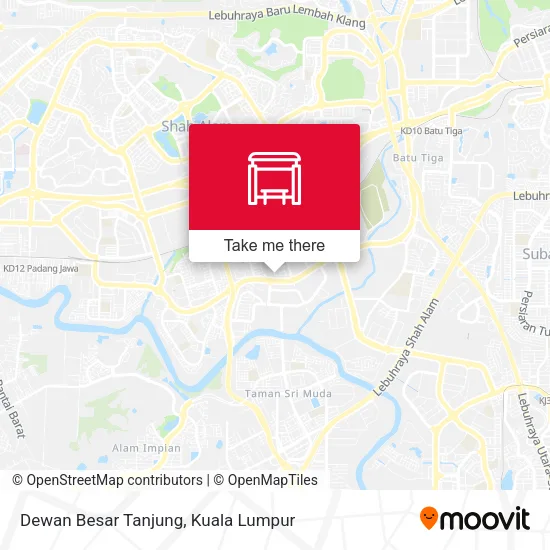 Dewan Besar Tanjung map