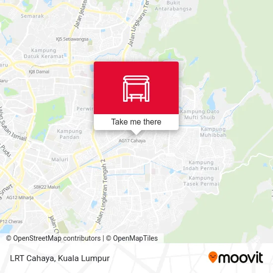 LRT Cahaya map