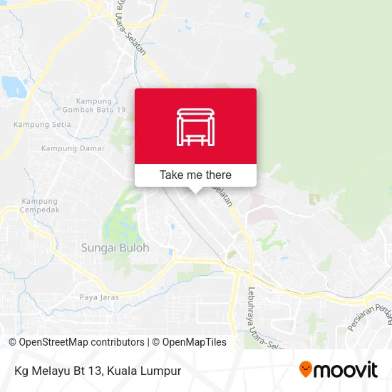 Kg Melayu Bt 13 map