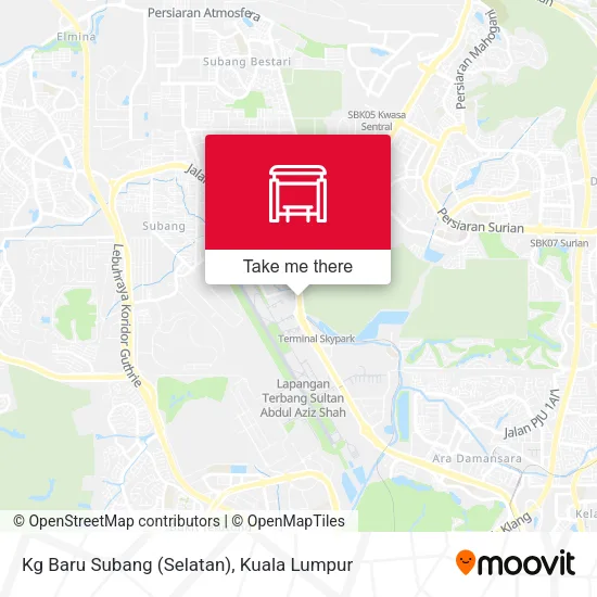 Kg Baru Subang (Selatan) map