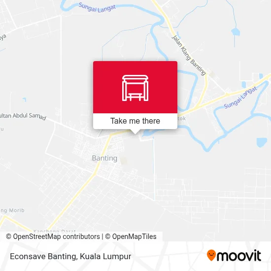 Econsave Banting map