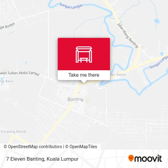 7 Eleven Banting map