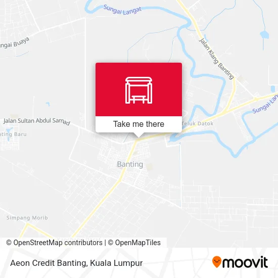 Aeon Credit Banting map