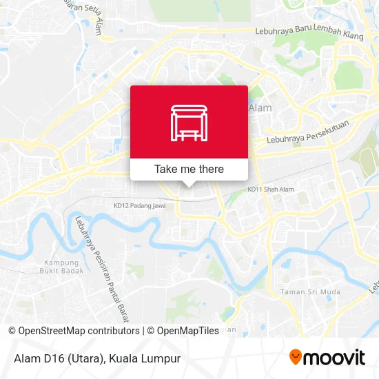 Alam D16 (Utara) map