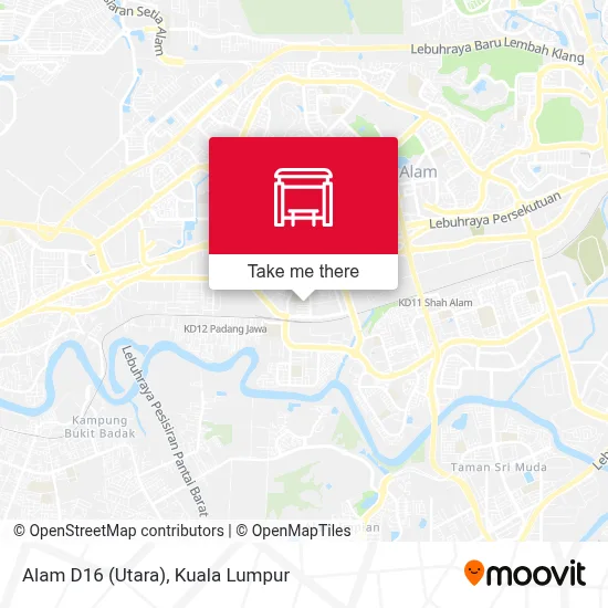 Alam D16 (Utara) map