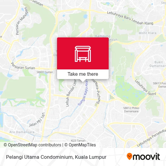 Pelangi Utama Condominium map