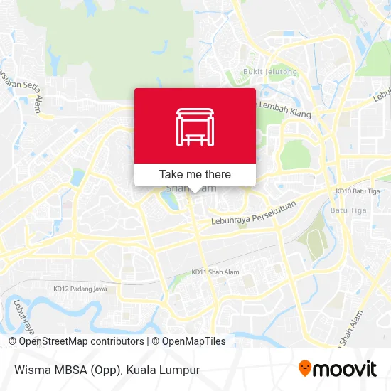 Wisma MBSA (Opp) map