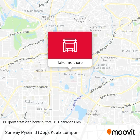 Sunway Pyramid (Opp) map